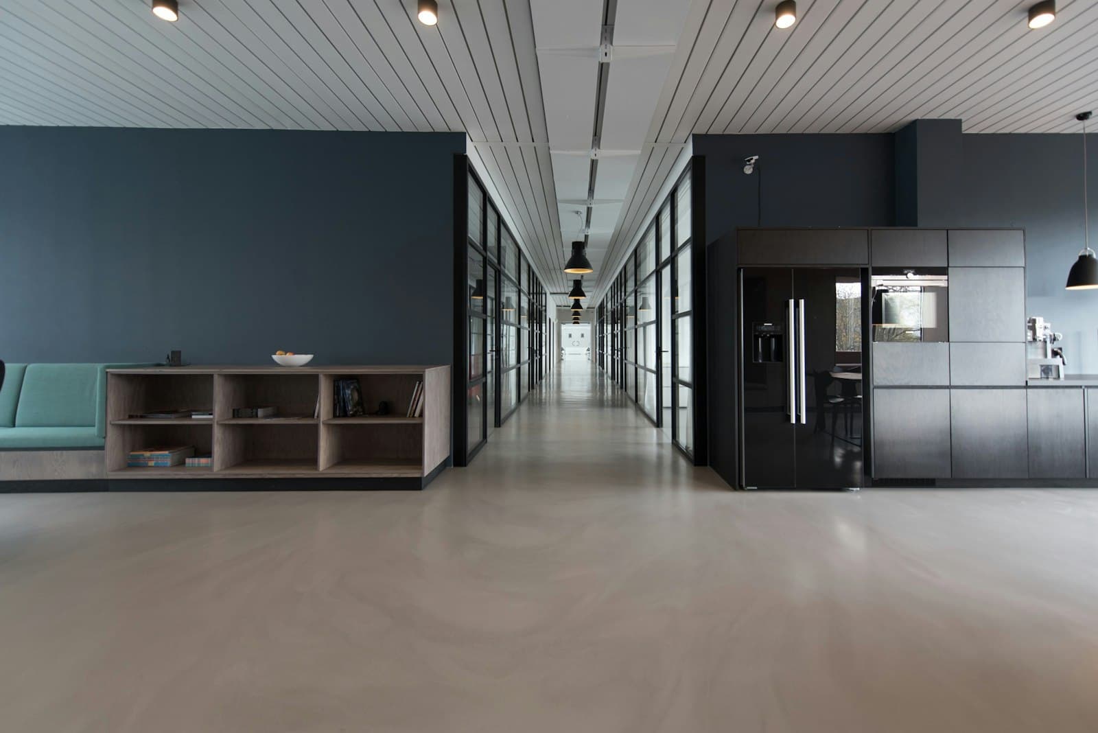 Corridor of the SocialHub office
