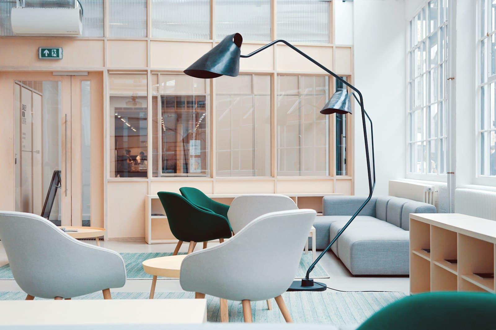 Lounge area in the SocialHub office